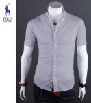 ralph lauren nouveau chemises business casual homme coton discount gris
